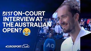 Daniil Medvedev gives a MASTERCLASS on returning serves  | Australian Open 2024 