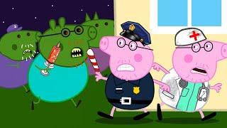 Zombie Apocalypse, Zombies Appear At Room Police Peppa‍️ | Peppa Pig Funny Animation