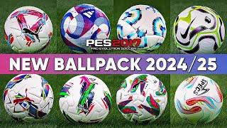 PES 2017 | NEW BALLPACK V4 SEASON 2024 - 2025