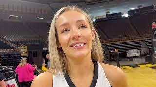 Kylie Feuerbach feeling healthy again, eyes bigger role for Iowa women's basketball
