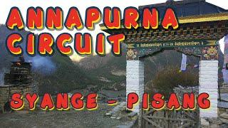 Annapurna Circuit. From Kathmandu to Pisang.