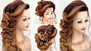 3 Latest Advanced Hairstyles l Bridal Hairstyles Kashees l Wedding Hairstyles kashee's l bridal juda