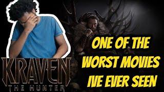 KRAVEN THE HUNTER MOVIE REVIEW.. ONE OF THE WORST MOVIES IVE EVER SEEN!!!!! (2024)