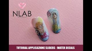 Tutorial applicazione Sliders - Water Decals NailsLab