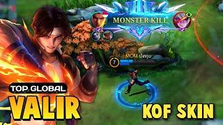 Valir KOF Skin Gameplay [ Valir Best Build 2024 ] Mobile Legends