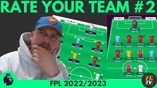 Top 50 Player Rate's Your Team! #2 | FPL 2022/2023