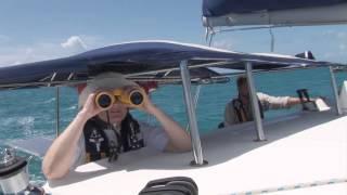 Catamaran Sailing in the British Virgin Islands (BVI) - Virgin Gorda to Anegada on a Lagoon 380