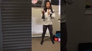 Using a resistance band for core stability