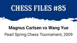 Magnus Carlsen vs Wang Yue • Pearl Spring Chess Tournament, 2009