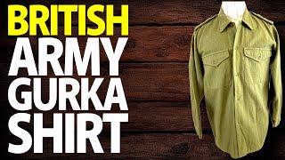 British Army 7th Gurkha Rifles Wool Shirt Review | Combat Officers Gear | Military Uniforms