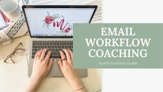 Set up email automations + scale your business | Email Workflow Coaching *Myrick Business Studio*