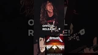 JAMES RIFF TAPES VS OFFICIAL RELEASE (MASTER OF PUPPETS) #metallica #metal #masterofpuppets #guitar