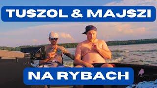 Tuszol & Majszi na rybkach - wyciąganie Majsziego z wody #tuszol #majszi