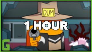 [1 HOUR] Among Us Sheriff Song - "One Shot" | Gamingly [Among Us Animation]