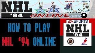 How to Play NHL'94 Online