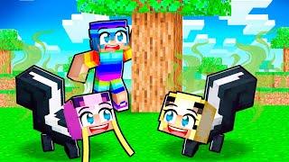 VERSTECKEN SPIELEN als STINKTIERE!  Minecraft