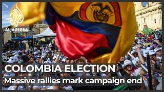 Colombia’s election: massive rallies mark campaign end