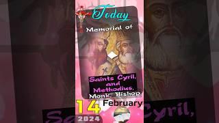 #today- #memorial of #saints Cyril, monk and Mehidius, #Bishop #catholic #faith #greece #czech