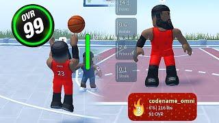 6'6 MAXED Out Build ON Roblox BASKETBALL STARS 3 Park