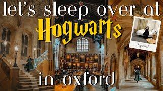 Let’s sleep over at HOGWARTS in Oxford!  (Christ Church College accommodation as a non-student)