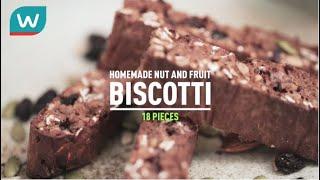 Homemade Nut & Fruit Biscotti Recipe from Nutrabliss by Watsons