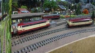 Modelleisenbahn Spur N - 1:160 - 24.11.2024 - Fahrvideo BR 218/210/ 215