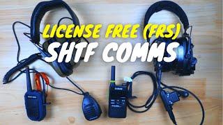 License Free FRS SHTF Comms Radio Setups 