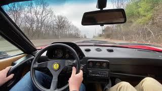 Ferrari 328 Cold Start & Drive