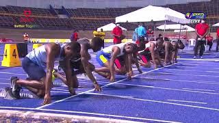 Jamaica Senior Trials 100m Men Semi-Final Heat 2|| Julian Forte, Jevaughn Minzie and Nigel Ellis