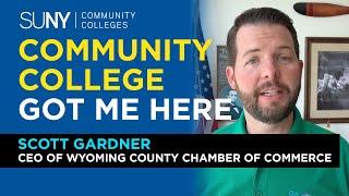 Scott Gardner, President/CEO | Genesee Community College | #CommunityCollegeGotMeHere