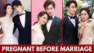 TOP CHINESE ACTRESS WHO GOT PREGNANT BEFORE MARRIAGE | CHINESE ACTRESS PREGNANT 2024