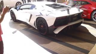 Causing a stir! The Aventador LP750-4 SV w/ ARMYTRIX Titanium Exhaust - LOUD Revs & Acceleration!