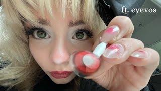 ASMR putting contacts in your eyes (ft. eyevos)