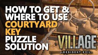 Courtyard Key Resident Evil Village All Locations