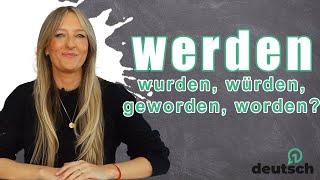 Werden, wurden, würden, geworden, worden? Was ist der Unterschied?