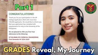 UPCAT Passer GRADES Reveal  My Academic Journey ~ UP Diliman (Part 1 Foundation/Elementary)