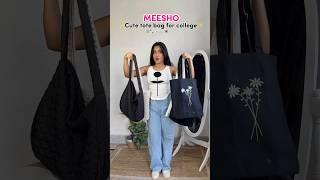 Meesho Tote Bag Haul Under 200‼️ #totebag #meeshofinds #meeshohaul #meesho #meeshobags #shorts #fyp