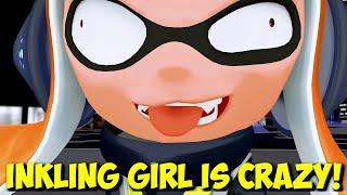 MMD Splatoon "Inkling Girl Is Crazy!" - Francium funny inklings animated cartoon meme animation
