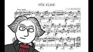 Ludwig van Beethoven - Bagatelle in A Minor, WoO 59; "Für Elise"