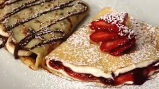 Receta rápida de CREPAS DULCES | Recetas en Casa