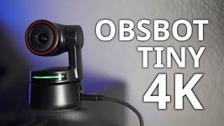 Obsbot Tiny 4k  Webcam - Review, features, tests, and comparison