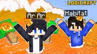 We Survived LAVA TSUNAMI in Minecraft!! ( Tagalog )