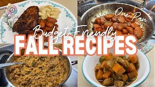 BUDGET FRIENDLY Delicious Fall Recipes || ONE PAN COMFORT FOOD RECIPES