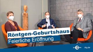 Eröffnung des Röntgen-Geburtshauses am 13.11.2020 live aus dem Röntgenstudio in Remscheid-Lennep