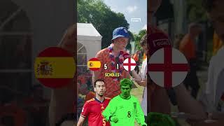 SPAIN v ENGLAND: EUROS LEGENDS FOOTBALL CHALLENGE  #shorts