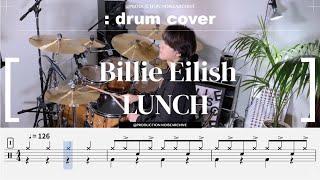 Billie Eilish - LUNCH 드럼커버(연주,악보,drumcover)