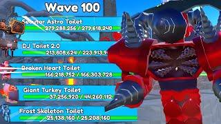 I'M MAKING A RECORD FOR WAVES!  GOT A HYPER AGAIN!  | Roblox Toilet Tower Defense