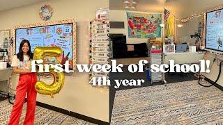 FIRST WEEK OF 5TH GRADE | teach with me, community builders, & more!!