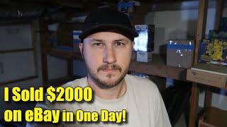 I Sold $2000 on eBay in One Day!  What's Sold on eBay?