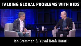 Talking Global Problems With Kids – Yuval Noah Harari & Ian Bremmer at 92Y